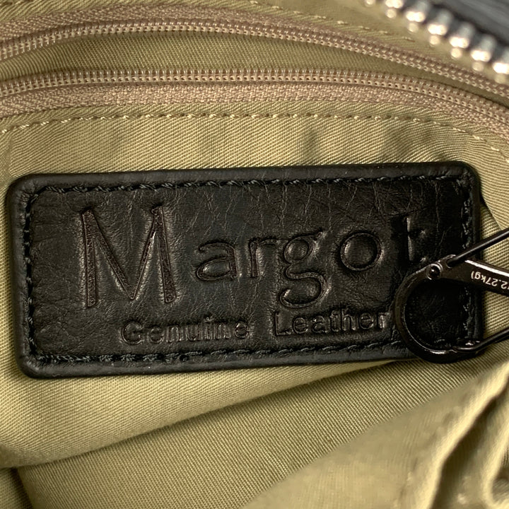 MARGOT Black Leather CrossBody Bags