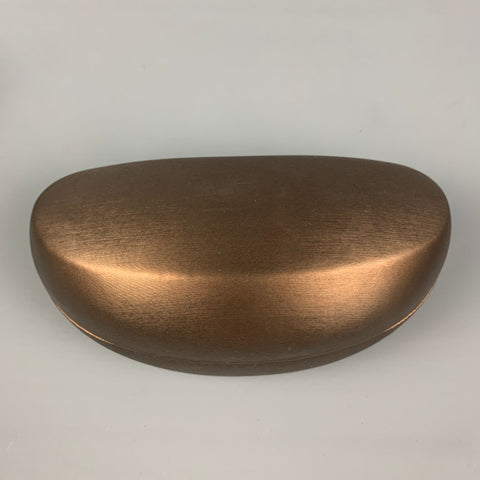 LOUIS VUITTON Brown Gold Acetate Sunglasses & Eyewear