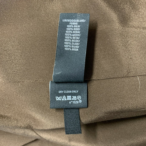 RALPH LAUREN 'BLACK LABEL by'  Size 8 Brown &  Beige Cashmere &  Wool  Blazer