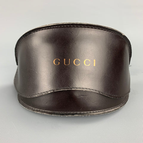 GUCCI Brown & Beige Acetate Glitter Sunglasses