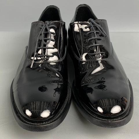 PAUL SMITH Size 10 Black Solid Lace Up Shoes