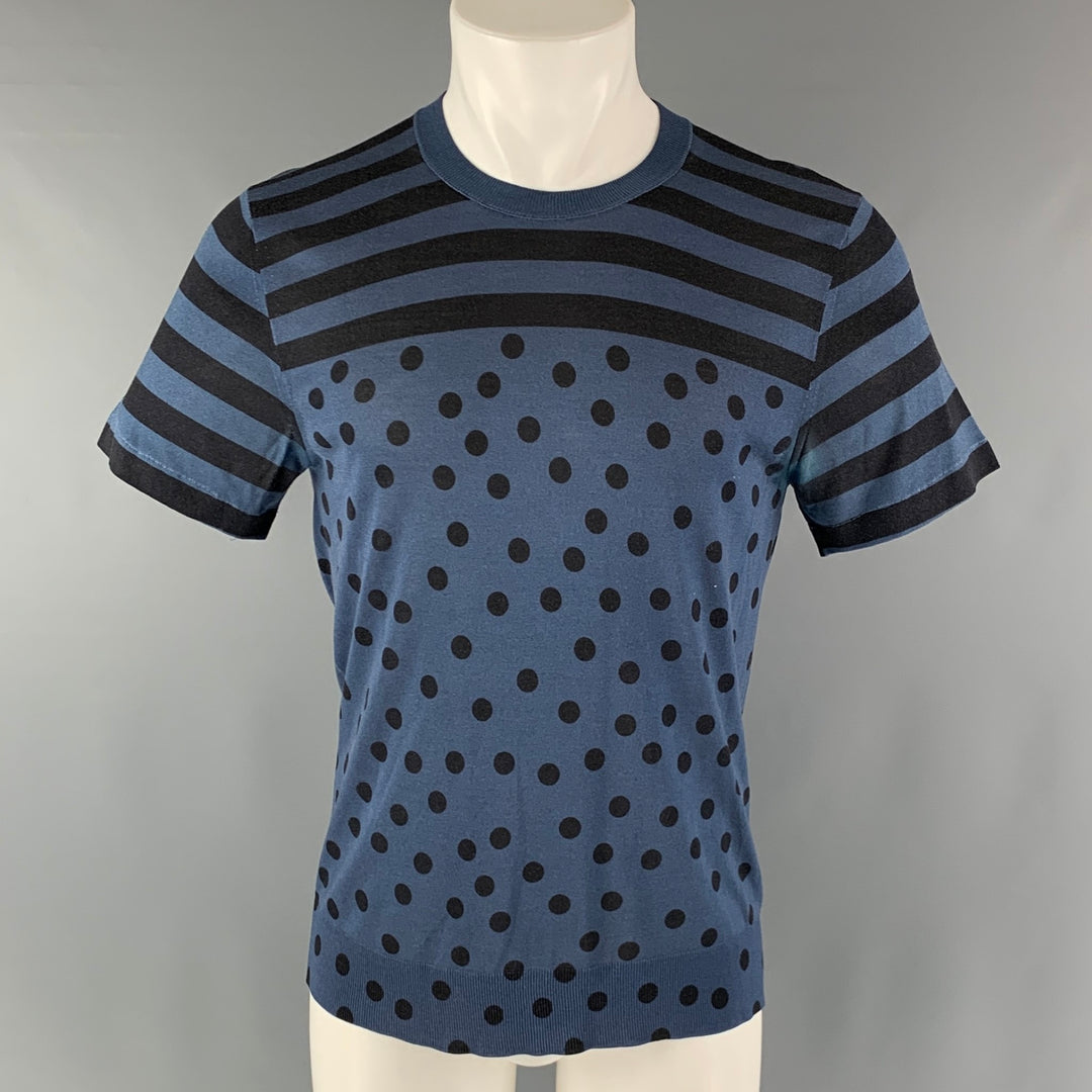 Louis Vuitton - Authenticated Shirt - Cotton Blue Polkadot for Men, Very Good Condition
