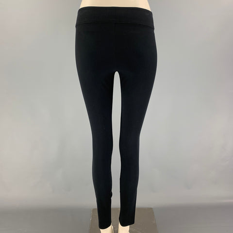 HELMUT LANG Size S Black Viscose Leggings