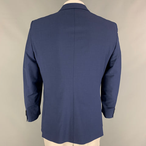 JOHN VARVATOS * U.S.A. Size 42 Regular Navy Notch Lapel Sport Coat