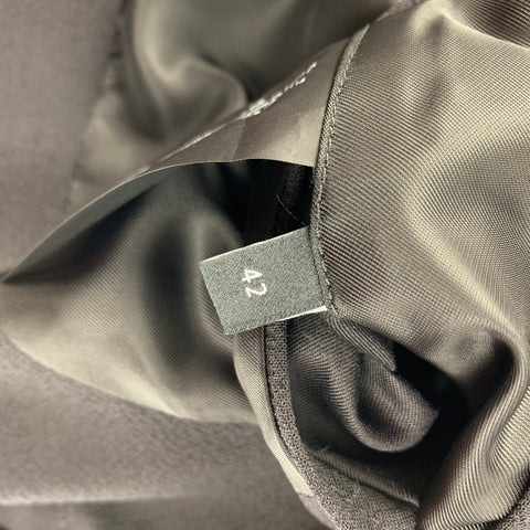 THEORY Size 42 Black Wool Blend Notch Lapel Suit