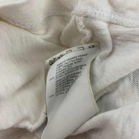 DSQUARED2 Size XL White D2 Graphic Cotton  T-shirt