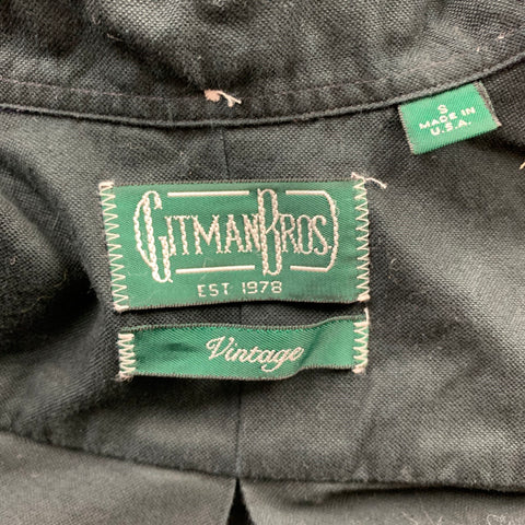 GITMAN VINTAGE Size S Black Cotton Button Down Long Sleeve Shirt