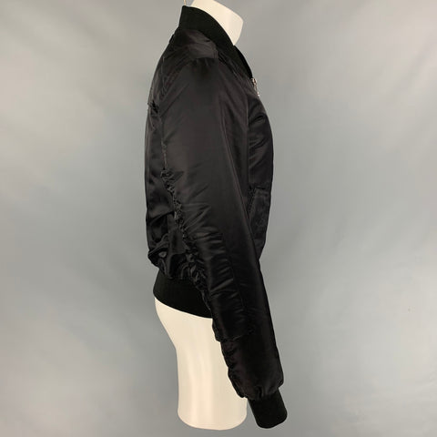 ELEVEN PARIS Blouson Bomber en Polyamide Noir Taille S