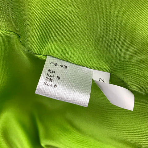 SHANGHAI TANG Size 42 Black Cotton Patch Pockets Jacket