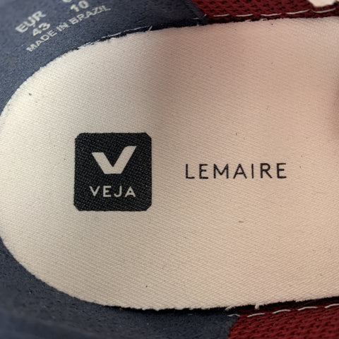 VEJA Taille 10 Bordeaux Tricot tissé AQUASHOW V KNIT Baskets à enfiler