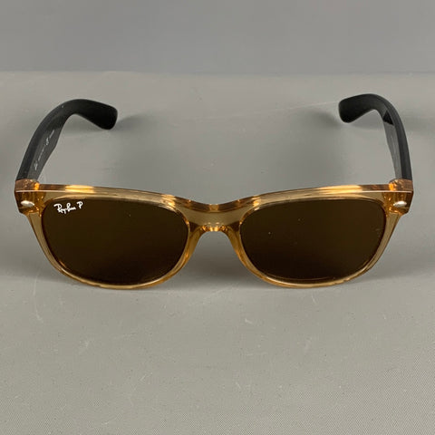 RAY-BAN Amber Black Two Tone Acetate Sunglasses & Eyewear