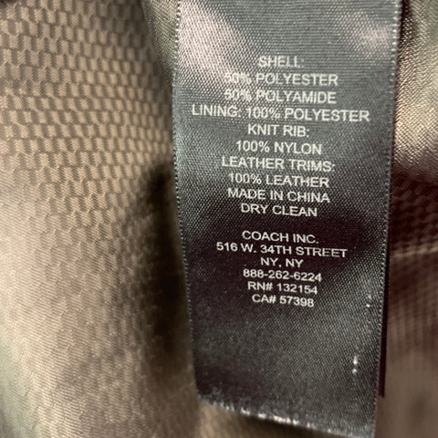 COACH Size M Green Olive Windbreaker Jacket