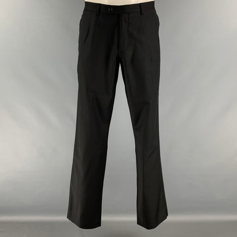 CALVIN KLEIN COLLECTION Taille 42 Smoking à revers en laine unie noire