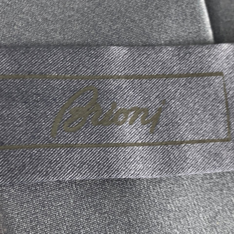 BRIONI Blue Silk Satin Tie