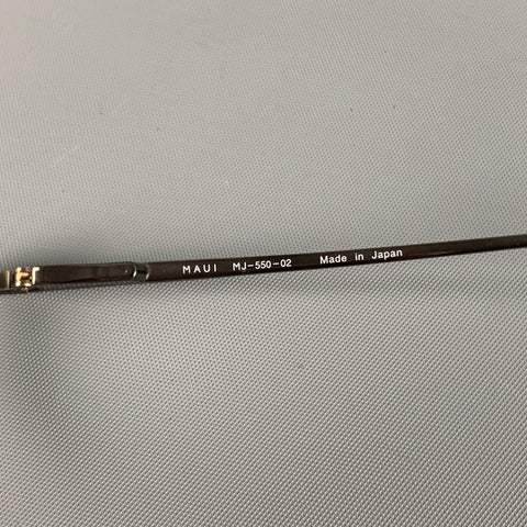 MAUI JIM Silver Black Titanium Frames