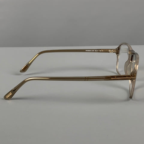 TOM FORD Clear Acetate Square Sunglasses