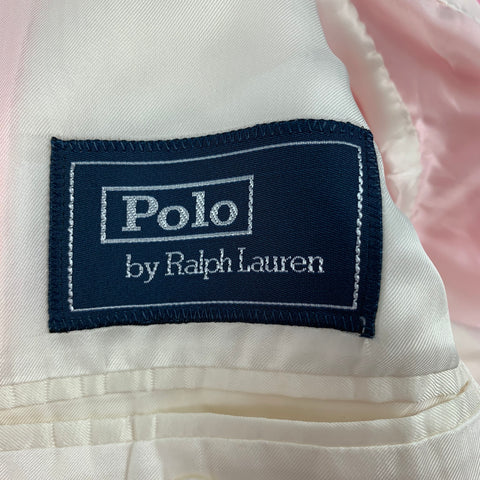 RALPH LAUREN Size 44 Regular Pink Flax Notch Lapel Sport Coat