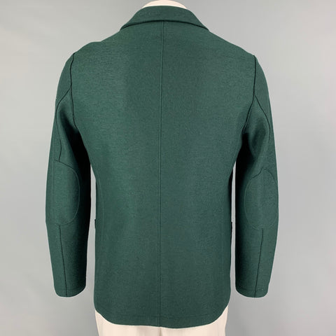 HARRIS WHARF LONDON Size 42 Forest Green Wool Sport Coat