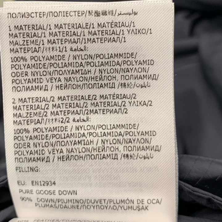 MONCLER GRENOBLE Size XXL Green Navy Fleece Zip Up Jacket