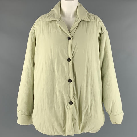 STUDIO NICHOLSON Manteau rembourré en polyamide vert taille 0