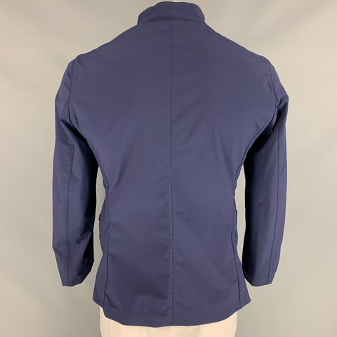ARMANI COLLEZIONI Size 40 Navy Water Repellent Zip Up Jacket