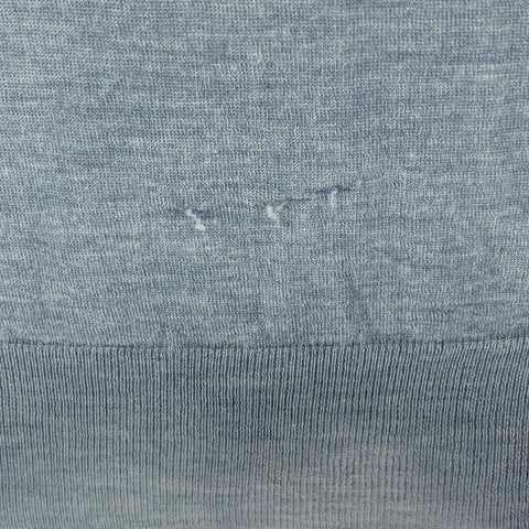 JOSEPH Size M Light Blue Cashmere Solid Pullover
