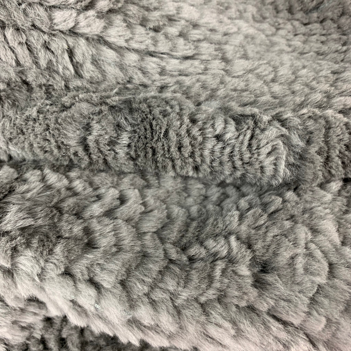 COLLECTION PLUME Eternity Woven Grey Fur Shawl