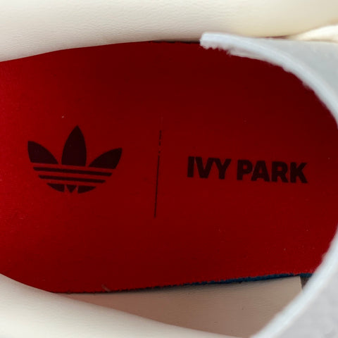 ADIDAS IVY PARK x STAN SMITH Size 10 White Beige Faux Leather Low Top Sneakers