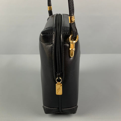 GUCCI Black Leather Cross Body Handbag