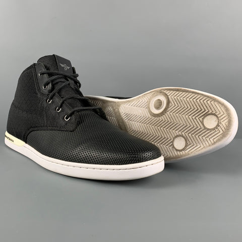 CREATIVE RECREATION Size 12 Black Nylon Lace Up Sneakers