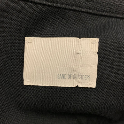BAND OF OUTSIDERS Size L Black Cotton Button Down Long Sleeve Shirt