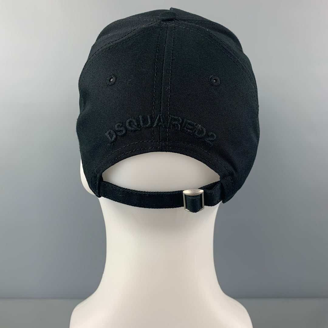 DSQUARED2 Gorra de lona negra Mert &amp; Marcus 1994