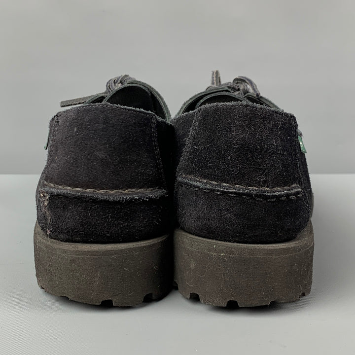 PARABOOT for ARPENTEUR Size 9 Black Suede Lace Up Lace Up Shoes