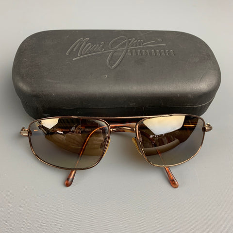 MAUI JIM Lunettes de soleil en métal écaille de tortue