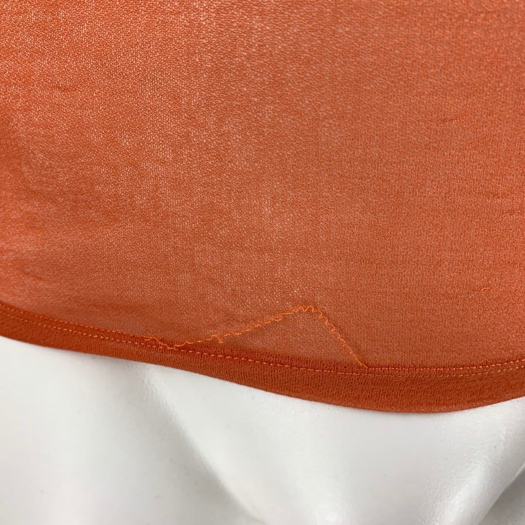 JEAN PAUL GAULTIER Size M Orange Polyester Short Sleeve T-shirt