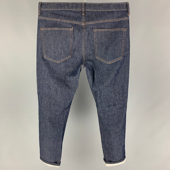 EVERLANE Size 32 Indigo Cotton Button Fly Jeans