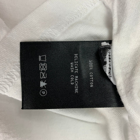 Camiseta sin mangas estilo boyfriend de algodón con bordado blanco talla M de LINDER