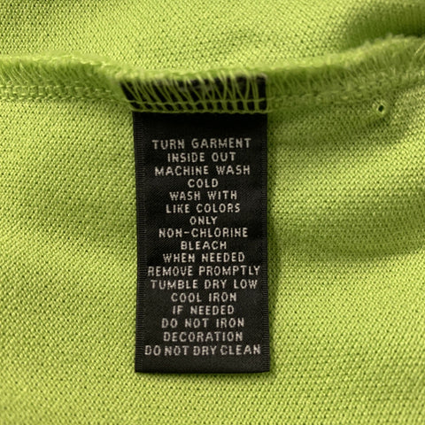 RALPH LAUREN Size S Green Cotton &  Elastane One pocket Polo
