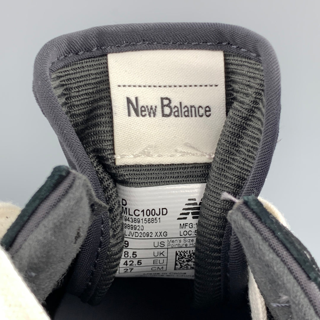 JUNYA WATANABE x NEW BALANCE Size 9 Black Mixed Materials Nylon Lace Up Sneakers