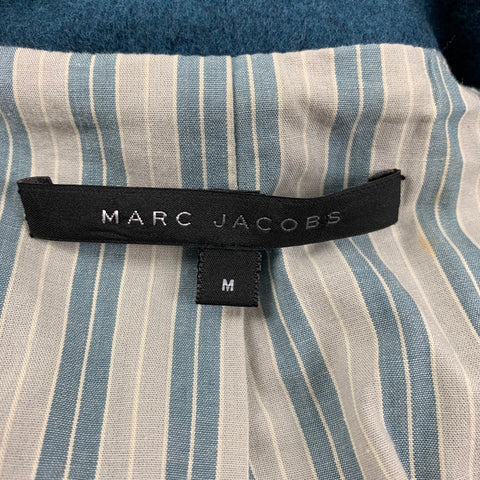 MARC by MARC JACOBS Size M Teal Charcoal Heather Wool Blend Sport Coat