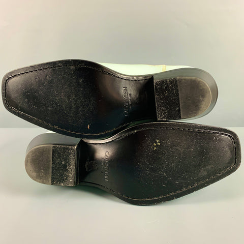CALVIN KLEIN 205W39NYC Taille 12 Bottes à enfiler en cuir vert