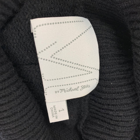 MICHAEL STARS Size S Black Cashmere Blend Short Sleeve Casual Top