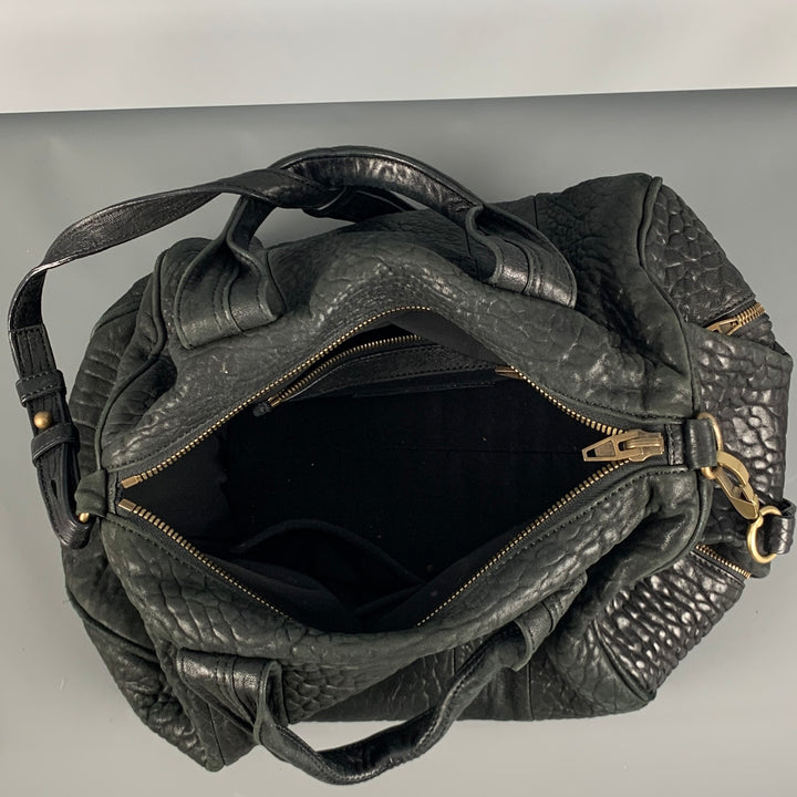 ALEXANDER WANG Black Wrinkled Leather Handbag