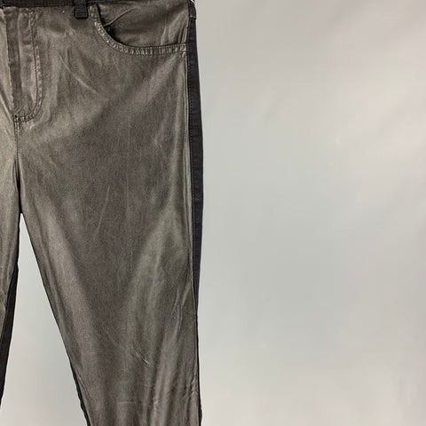 MCQ by ALEXANDER MCQUEEN Size 30 Black Mix Fabric Slim Jeans