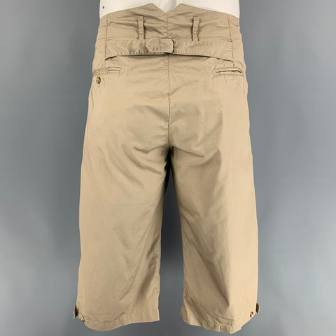 ENGINEERED GARMENTS Size 34 Khaki Cotton Pleated Shorts
