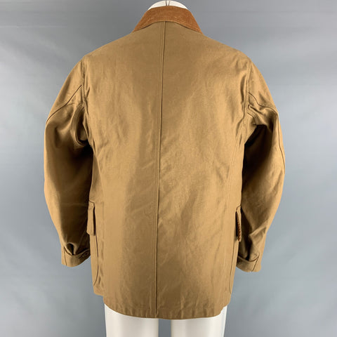Une veste utilitaire en coton camel taille M VONTADE