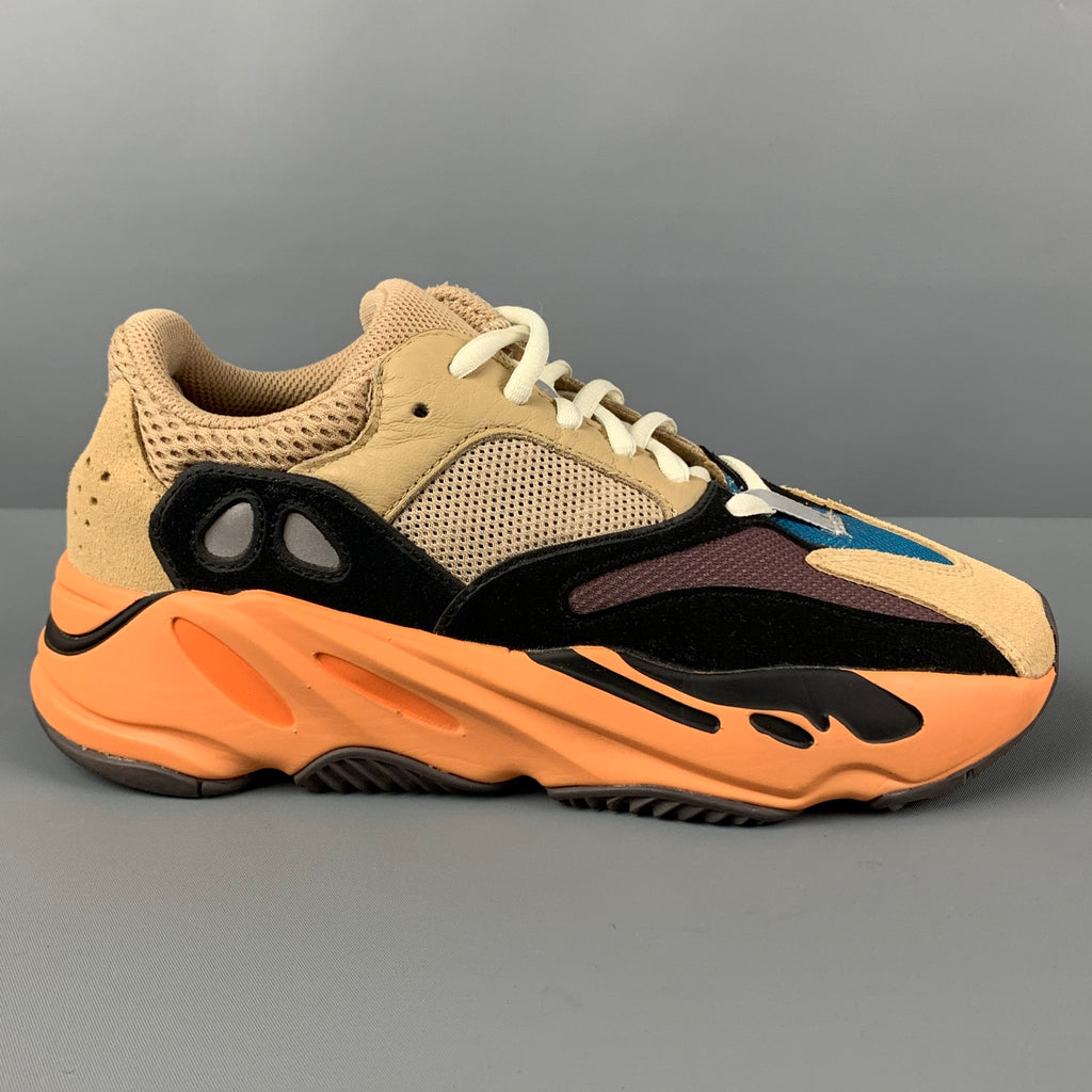 ADIDAS x YEEZY Boost 700 Size 6 Beige Multi Color Suede Wave