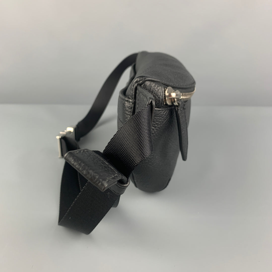 3.1 PHILLIP LIM Black Pebble Grain Leather Belt Bag