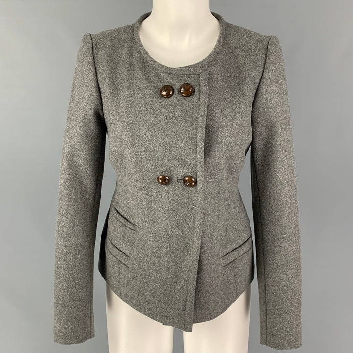 ISABEL MARANT Size S Grey Wool Cashmere Heather Jacket