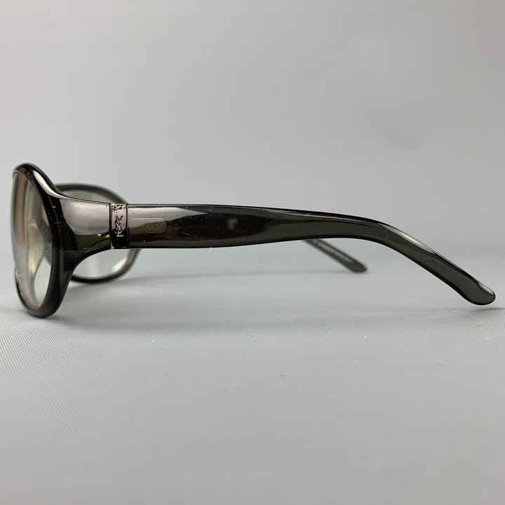 YVES SAINT LAURENT by TOM FORD Grey Acetate Clear Lens Sunglasses